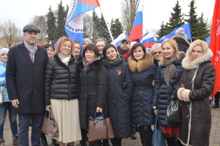 Ставропольские профсоюзы приняли участие в краевом патриотическом митинге