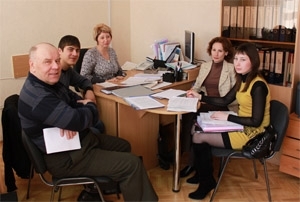 На совещании  правовых инспекторов труда ФПСК подводились итоги их работы за первый квартал 2011 года